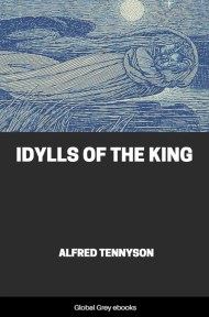cover page for the Global Grey edition of Idylls of the King by Alfred Tennyson