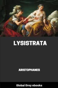 cover page for the Global Grey edition of Lysistrata by Aristophanes