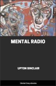 cover page for the Global Grey edition of Mental Radio by Upton Sinclair