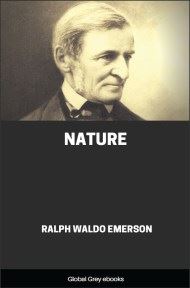 cover page for the Global Grey edition of Nature by Ralph Waldo Emerson