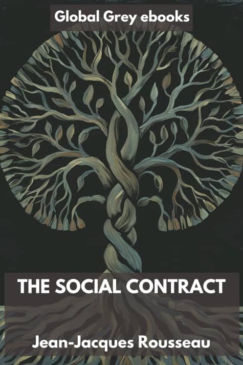 cover page for the Global Grey edition of The Social Contract by Jean-Jacques Rousseau