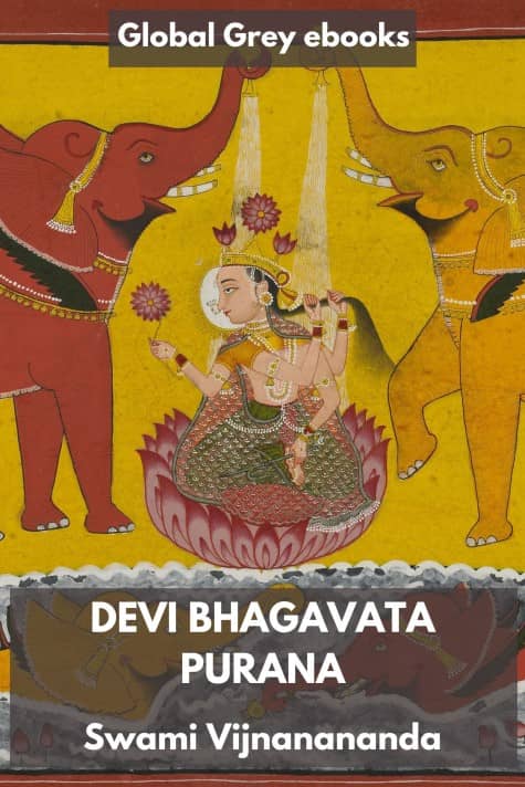 cover page for the Global Grey edition of Devi Bhagavata Purana by Swami Vijnanananda