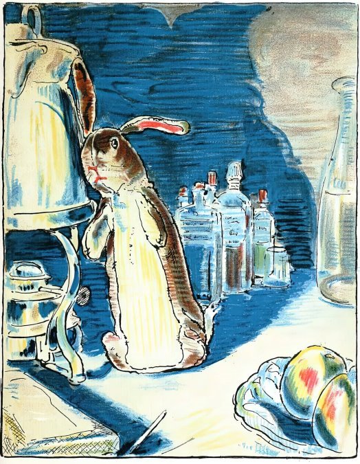 an illustration of a toy rabbit