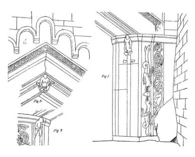 Plate showing an illustration of a column with fertility figures on it